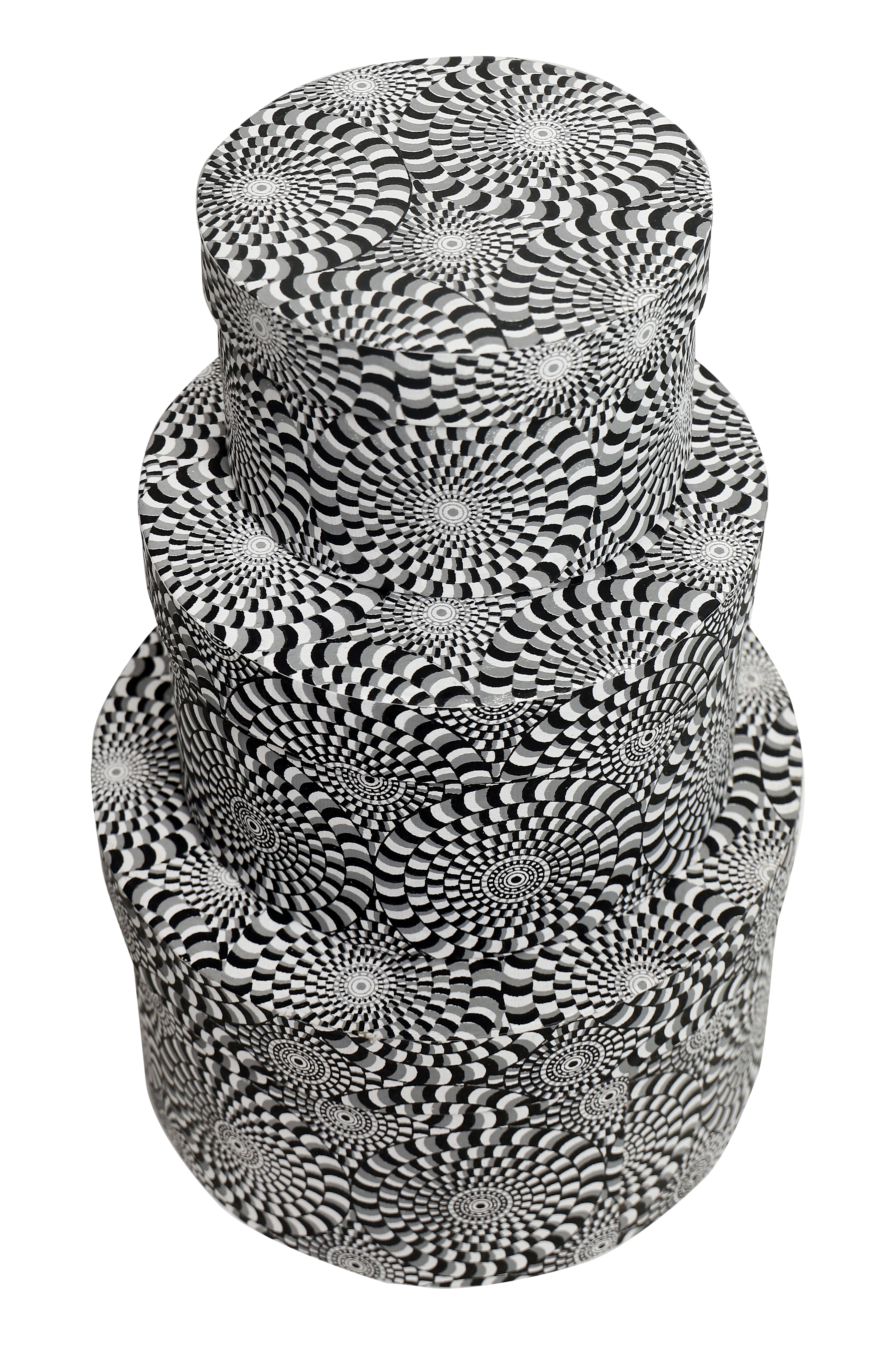 Round Paper Box 3 Piece Set